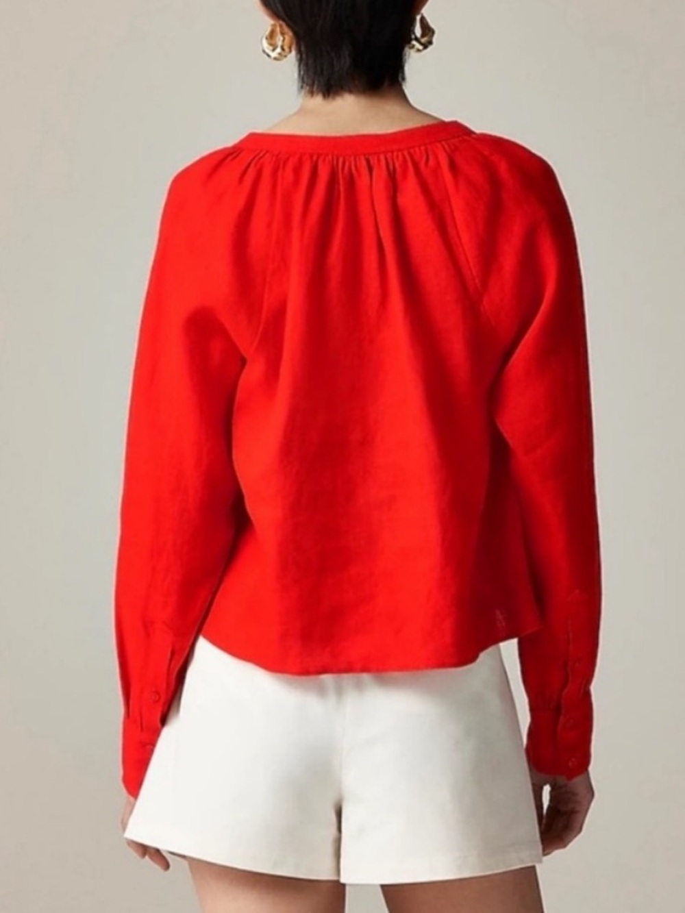 J. Crew Cabana top in linen - Picture 4 of 5